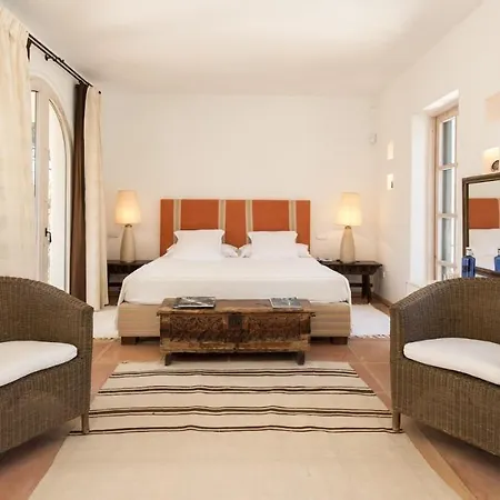 别墅 Luxurious Ibiza Casa Pacifica 6 Bedrooms Large Outdoor Dining Area Bbq San Rafael 圣埃乌拉利亚