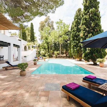 Luxurious Ibiza Casa Pacifica 6 Bedrooms Large Outdoor Dining Area Bbq San Rafael 圣埃乌拉利亚